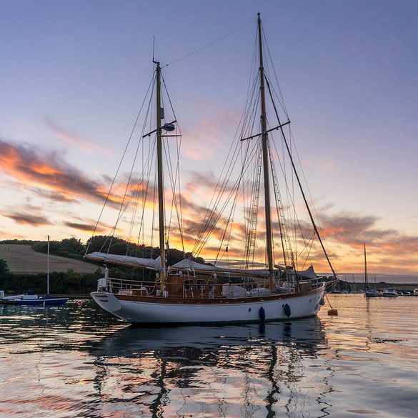 Kingsbridge Estuary at Sunset