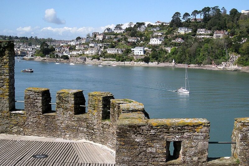 View of Kingswear from Dartmouth, near Sea View Campsite, Devon