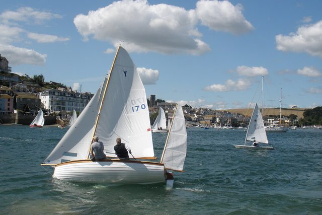 Salcombe Regatta Sailing Race near sea view campsite in Devon