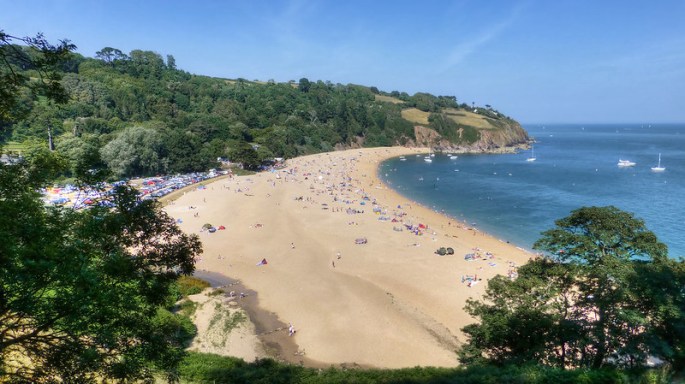 Blackpool Sands – Stunning beach near South Devon campsites, Dartmouth and the South West Coast Path.